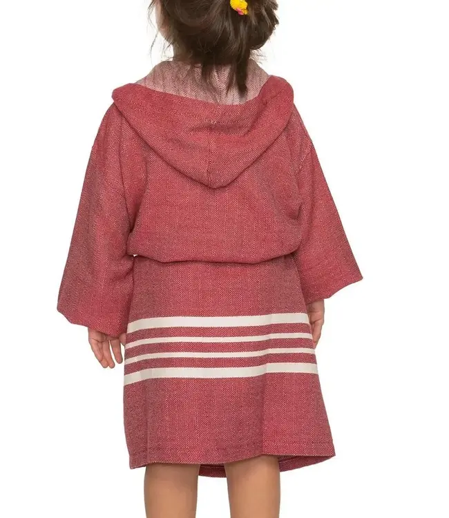 hamam badjas Sun kids bordeaux