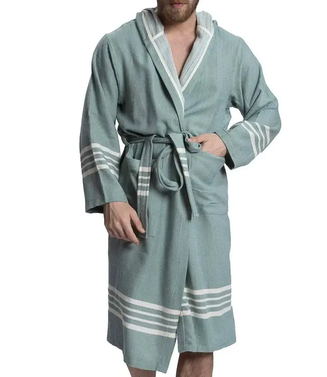 hamam badjas Sun heren almond green