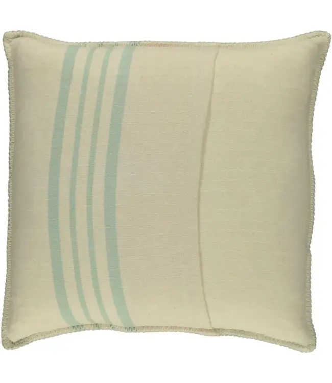 kussenhoes 50x50cm Krem Sultan mint