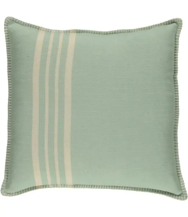 kussenhoes 50x50cm Krem Sultan mint