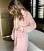 gevoerde hamam badjas Krem Sultan rose pink