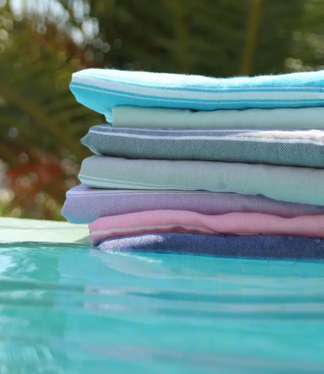 hamamdoek Take me to the Beach! lavender 180x100cm