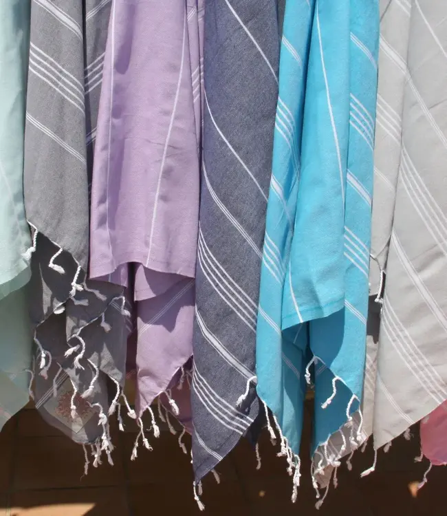 hamamdoek Take me to the Beach! lavender 180x100cm