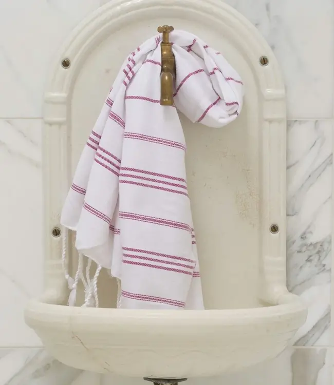 hamam handdoek magenta 100x50cm