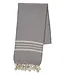 Lalay hamamdoek Krem Sultan light grey