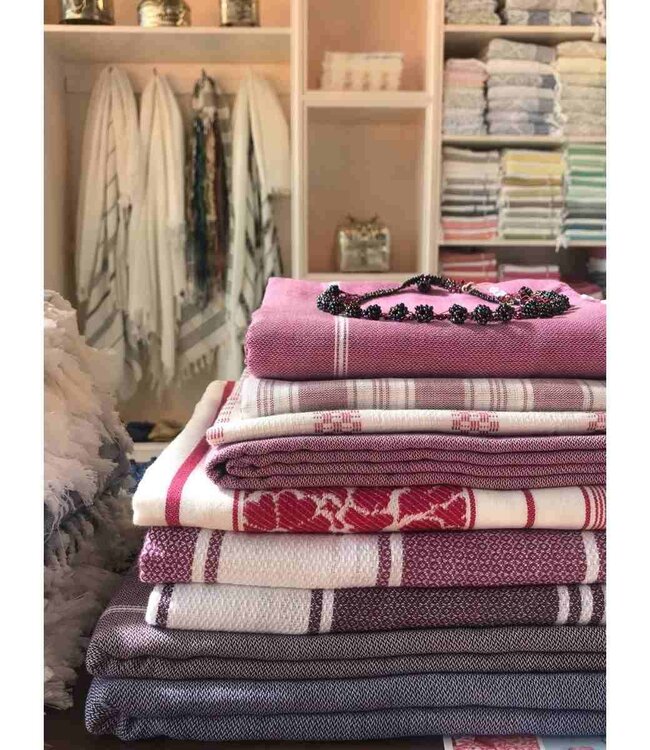 hammam strandlaken magenta 220x160cm