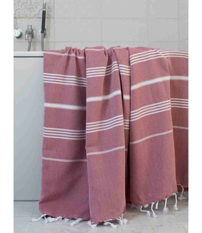 hammam strandlaken bordeaux 220x160cm