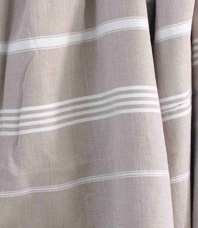 hammam strandlaken grijsbeige 220x160cm