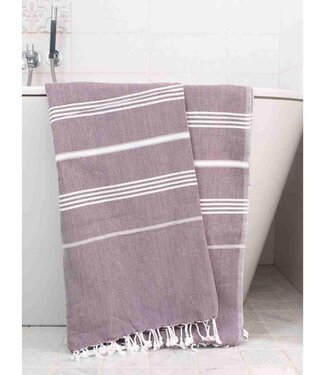 Ottomania hammam strandlaken aubergine