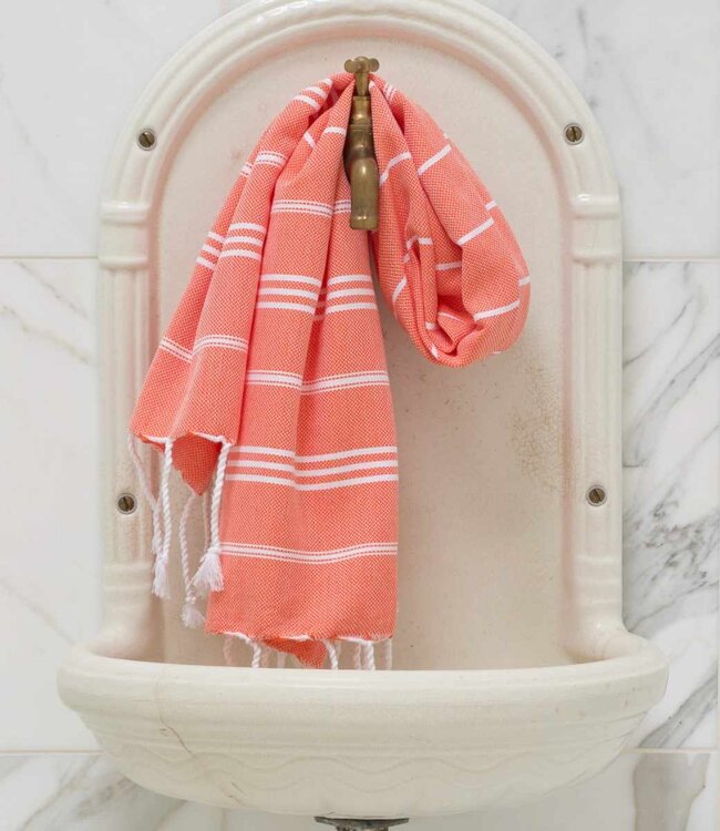 hamam handdoek mandarijn 100x50cm