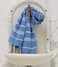Ottomania hamam handdoek mediteraanblauw 100x50cm
