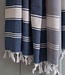 hamamdoek Honingraat marineblauw 170x100cm