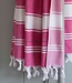 hamamdoek Honingraat fuchsia 170x100cm