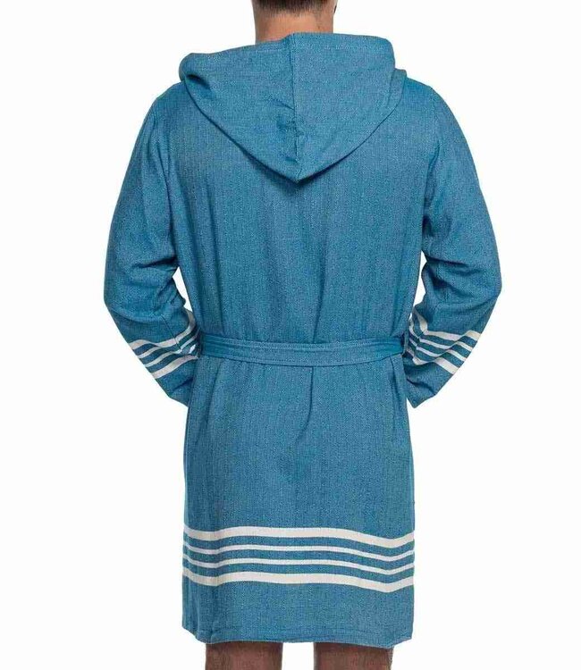 hamam badjas Sun petrol blue