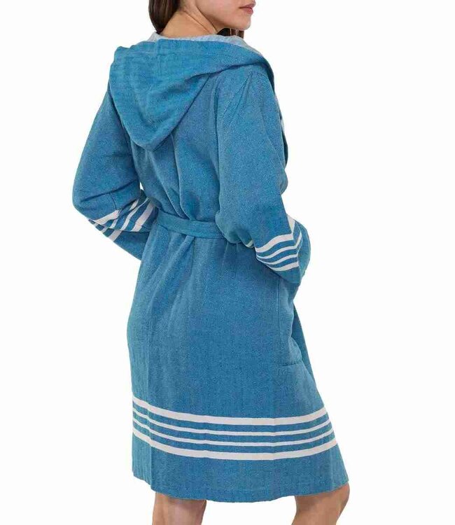 hamam badjas Sun petrol blue