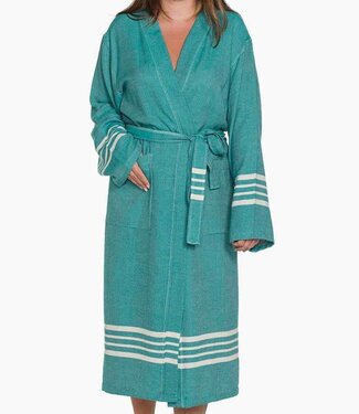 Lalay hamam badjas Krem Sultan emerald