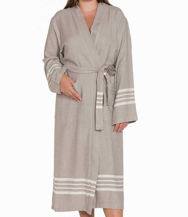 hamam badjas Krem Sultan taupe