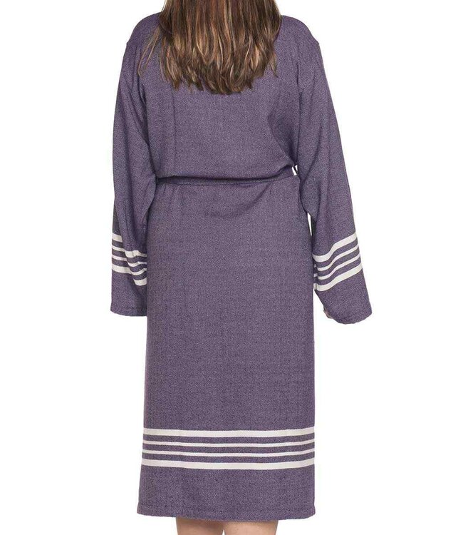 hamam badjas Krem Sultan dark purple