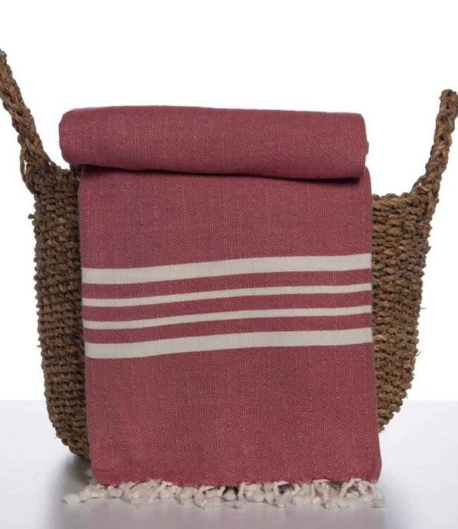 hamamdoek Krem Sultan XXL dusty rose 220x170cm