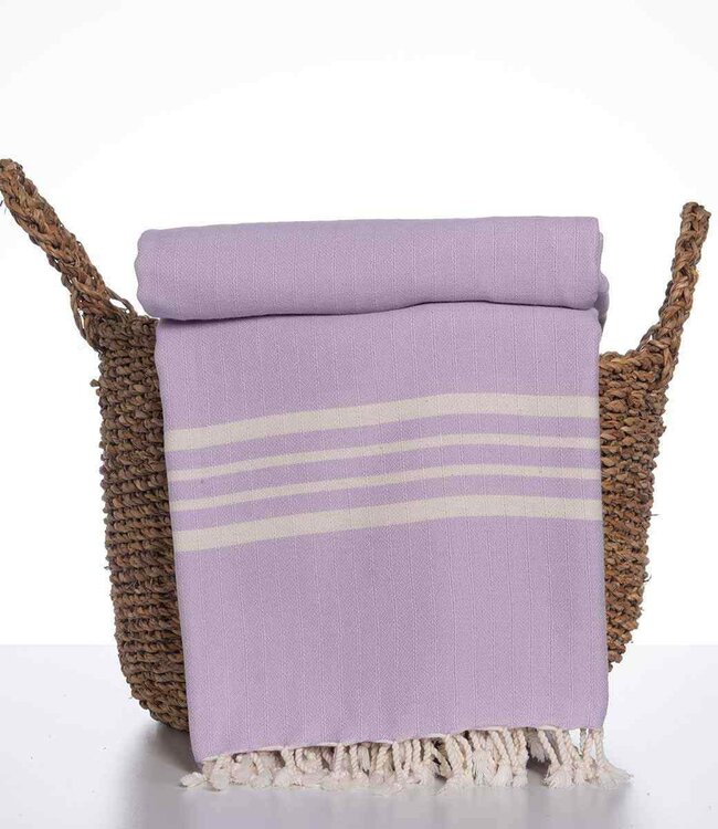 hamamdoek Krem Sultan XXL light lilac