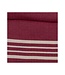 hamamdoek Krem Sultan XXL bordeaux 220x170cm