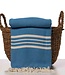 hamamdoek Krem Sultan XXL blue 220x170cm