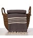 Lalay hamamdoek Krem Sultan XXL dark grey