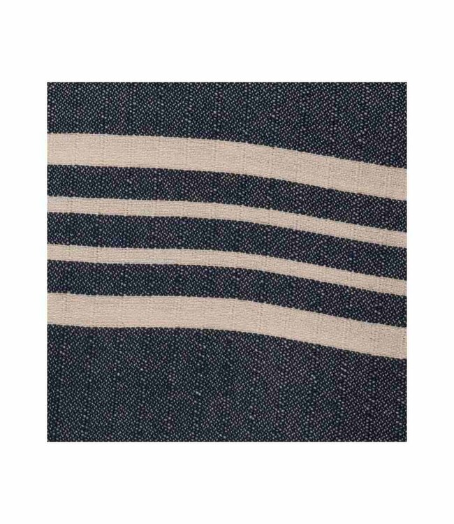hamamdoek Krem Sultan XXL navy 220x170cm