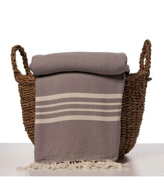 Lalay hamamdoek Krem Sultan XXL light grey
