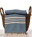 hamamdoek Krem Sultan XXL air blue 220x170cm