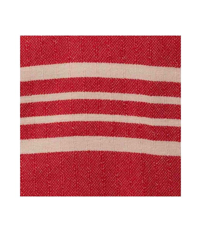 hamamdoek Krem Sultan XXL red 220x170cm