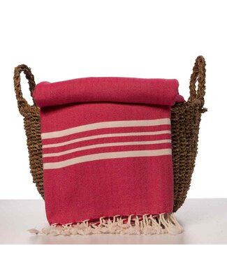 Lalay hamamdoek Krem Sultan XXL fuchsia