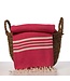 hamamdoek Krem Sultan XXL fuchsia 220x170cm