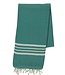 Lalay hamamdoek Krem Sultan emerald