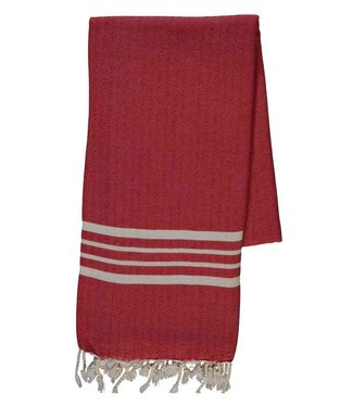 Lalay hamamdoek Krem Sultan red