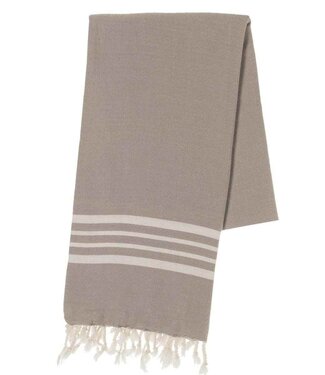 Lalay hamamdoek Krem Sultan taupe