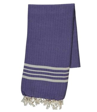 Lalay hamamdoek Krem Sultan violet