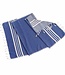 Lalay gastendoek Krem Sultan royal blue