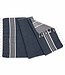 gastendoek Krem Sultan navy 30x50cm