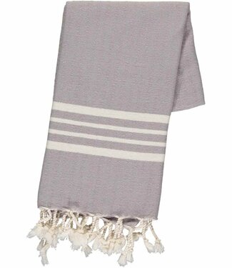 Lalay gastendoek Krem Sultan light grey