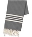 gastendoek Krem Sultan dark grey 30x50cm