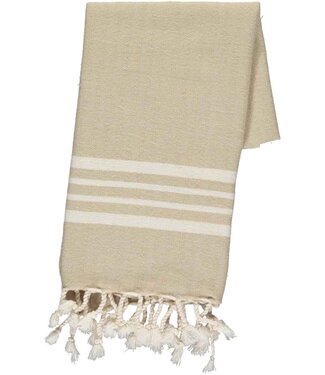 Lalay gastendoek Krem Sultan beige
