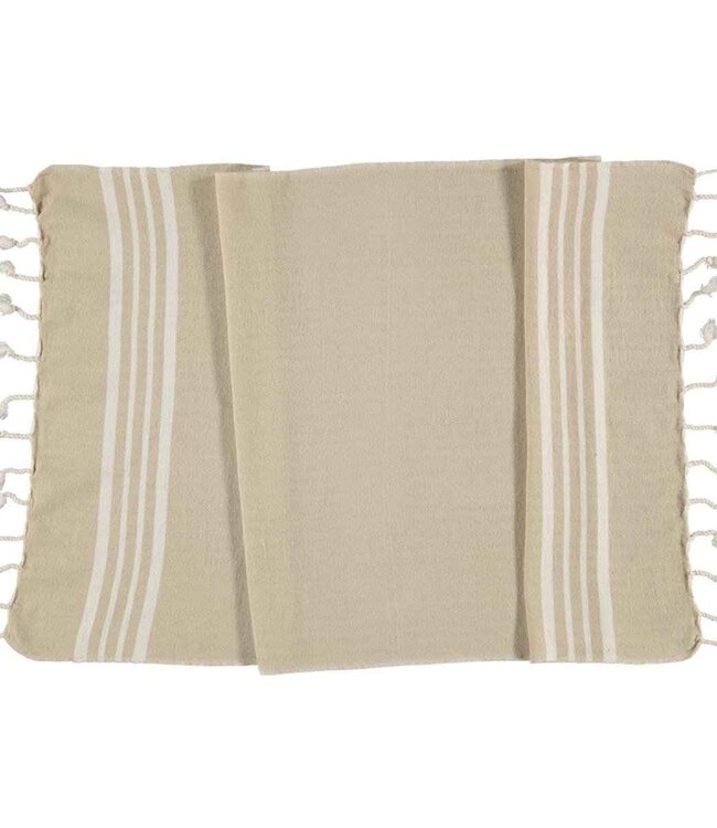gastendoek Krem Sultan beige 30x50cm