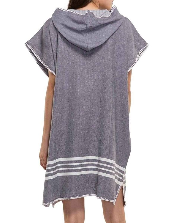 strandponcho Sultan dark grey