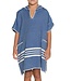 Lalay kinder strandponcho hamam royal blue