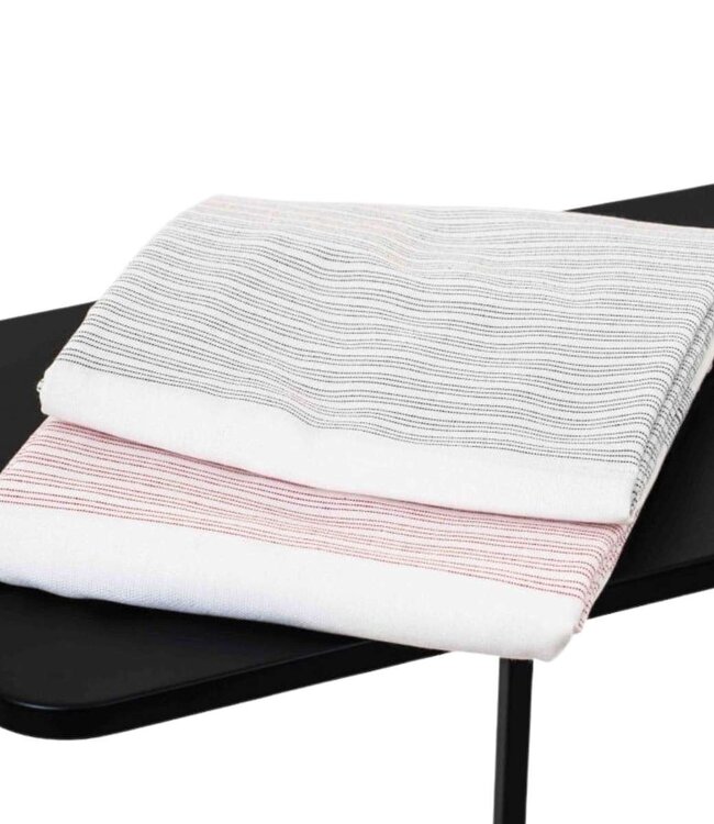 hamamdoek Diafana anthracite 180x95cm