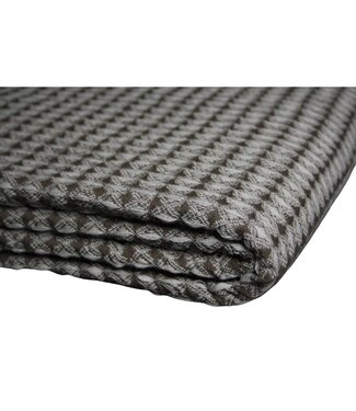 Lalay wafel hamamdoek bruin