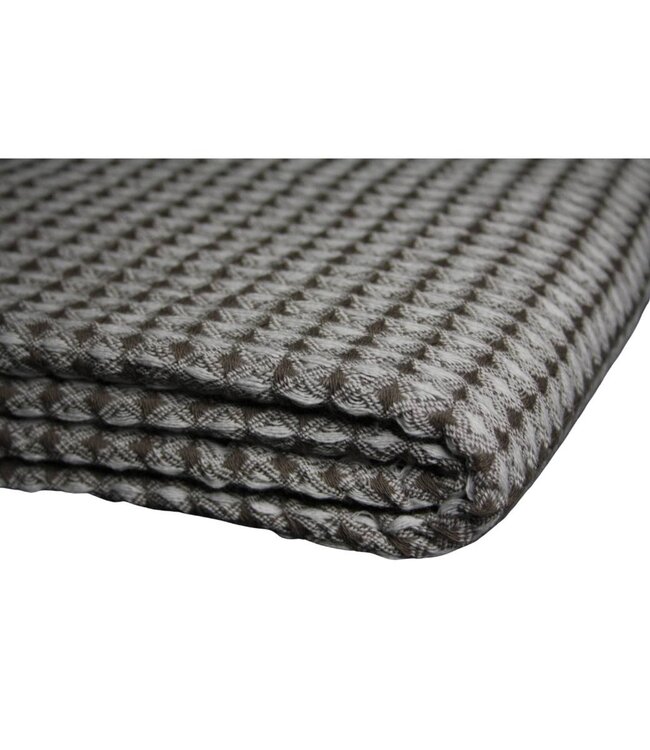 hamamdoek Wafel bruin 180x90cm
