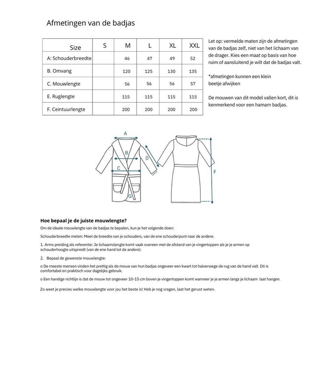 hamam badjas Sun heren royal blue