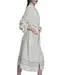 hamam badjas Krem Sultan natural taupe met farmer stitch